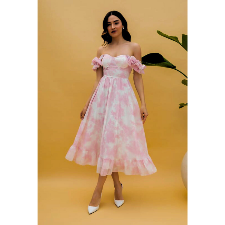 Lovia - Ruffled Midi Dress