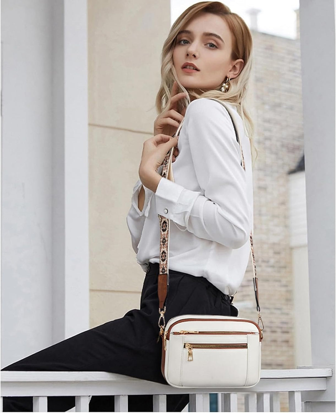 Elliara - Refined Leather Shoulder Bag