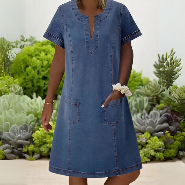 Alina | Casual Denim-Style Dress
