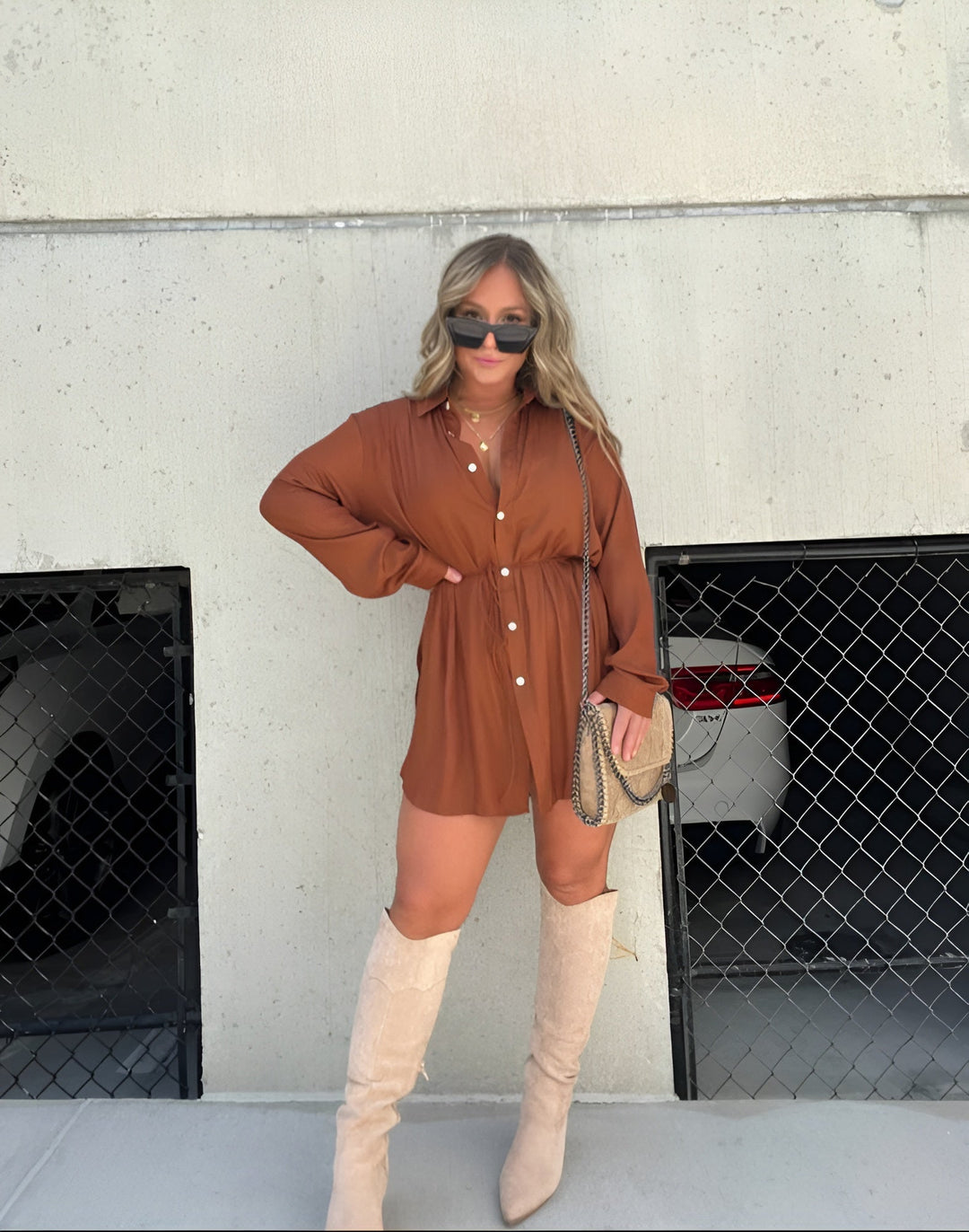 Solenne - Relaxed Shirt Dress