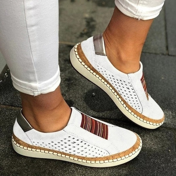 CAROLYN - Chic Boho Slip-On Sneakers