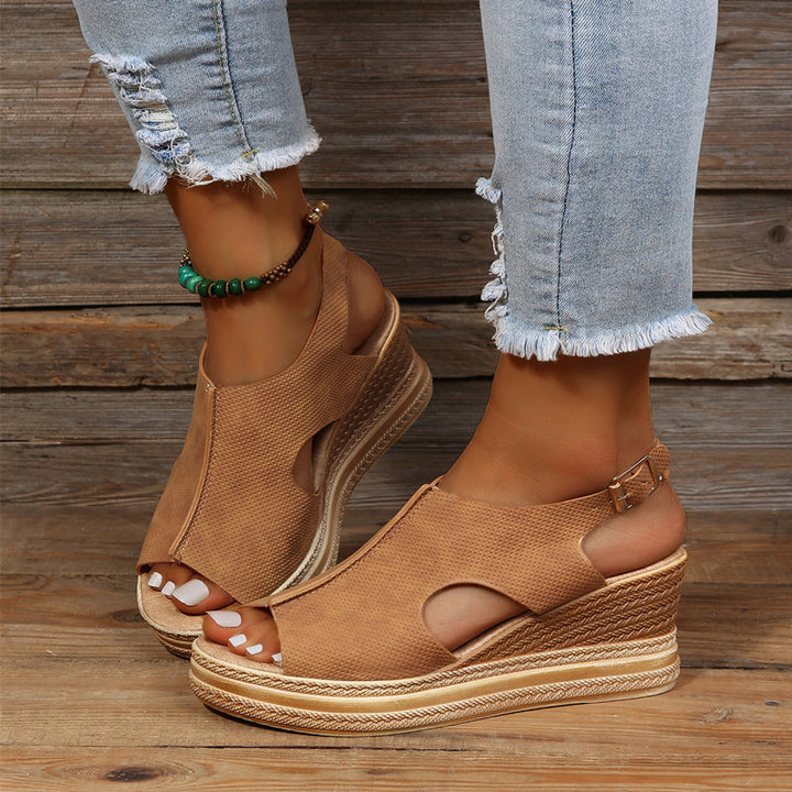 Kelsey - Boho Wedge Sandals