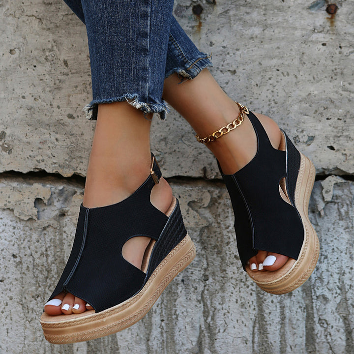 Kelsey - Boho Wedge Sandals