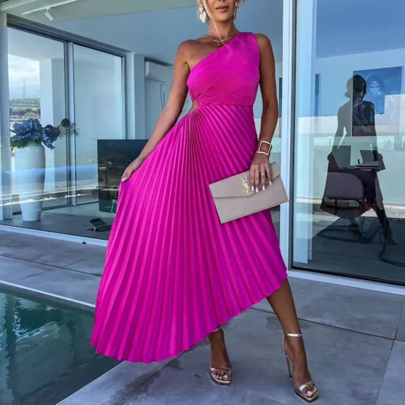 Nirelle - Sculpted Pleats Dress