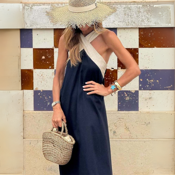 Sienna | Cross-Neckline Dress