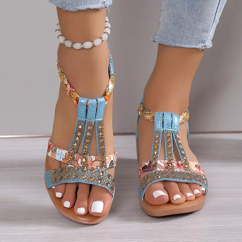 Nellie - Embellished Comfort Sandals