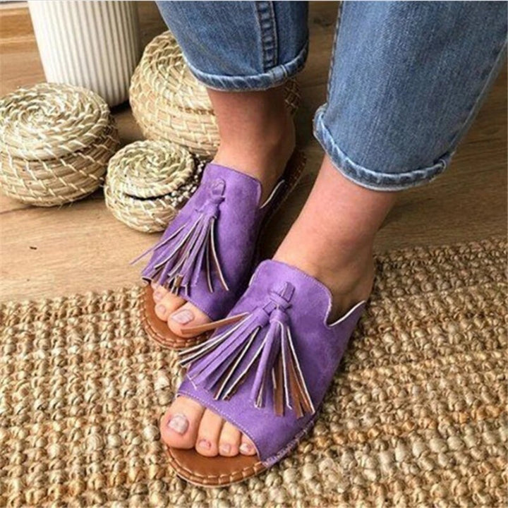 Zamara - Boho Tassel Sandals