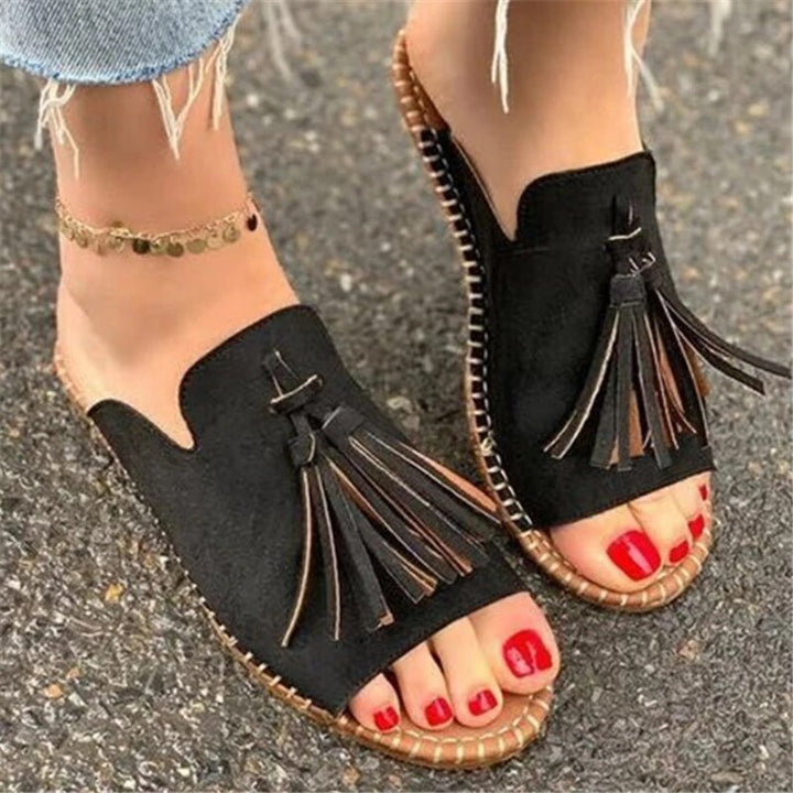 Zamara - Boho Tassel Sandals