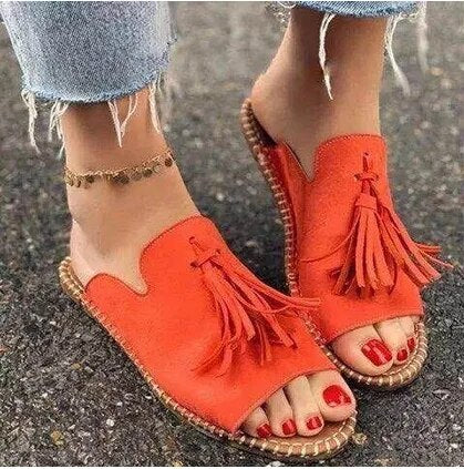 Zamara - Boho Tassel Sandals